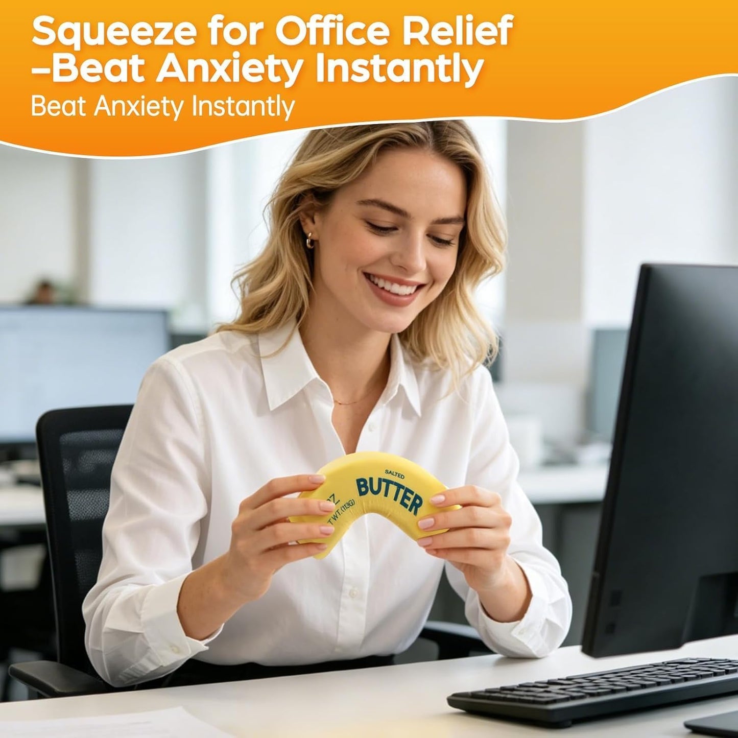Stress Relief Squishy Butter Stick